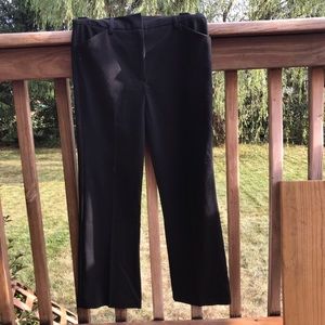 IZ Byer classic, straight leg, black dress pants